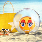 Eyelash Emoji Beach Ball